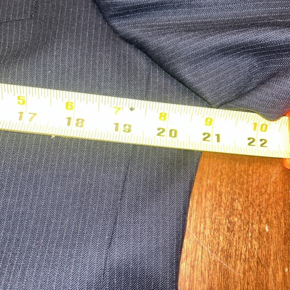 Brooks Brothers Men’s Navy Stripe Blazer 346 Size 40S - Picture 5 of 8